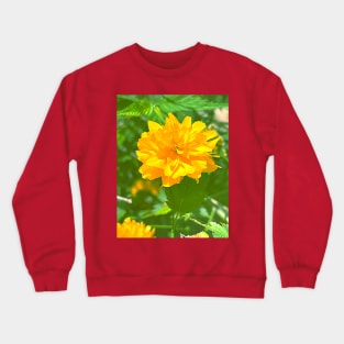 Yellow flower Crewneck Sweatshirt